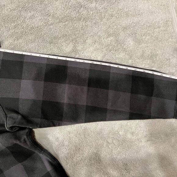 Sugar Cane Twill Plaid Work Shirt Flannel - Large - Black & Grey - SC29357 - Picture 9 of 12